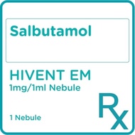 HIVENT Salbutamol 1mg/ml (0.1%w/v)1 Nebule [PRESCRIPTION REQUIRED]