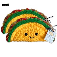 Emotional Tacos, Crochet, Handmade Cute Positive Tacos, Sentimental Gifts for Friends and Family, Pl