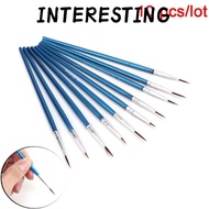 INTERESTING 10 Pcs/lot Line Drawing Pen Baking Tools Pastry Watercolor Nylon Fiber Hair