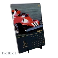 Kool Car Calendar 2024 Formula Race Car Calendar Wall Calendar Portable Desk Calendar