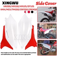 Universal Rear Side Panels Cover Side Cover Body Plastics Exhaust Pipe Protection for Honda CRF250R 