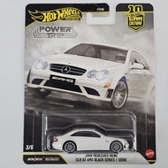 HOT WHEELS PREMIUM 2008 MERCEDES BENZ CLK 63 AMG BLACK SERIES POWER TRIP