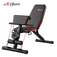 ADSPORTS ADSports AD600 - All in 1 Adjustable Gym Weight Bench - Foldable Sit up Dumbbell Exercise F