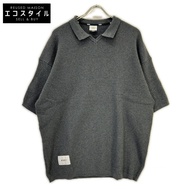 WUP 251FZDT-KNM01 25SS Gray SWEATER Polo Shirt 04 [Used]