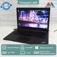 Laptop Lenovo T460 core i5 gen 6 RAM 8 SSD 256GB Windows 10 free mouse dan tas laptop