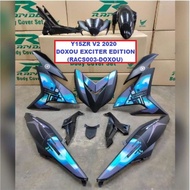 Cover Set Rapido Y15ZR V2 Yamaha Year 2020 Doxou Exciter Edition Ysuku Accessories Motor Y15 Blue Color Tahun2020 Year20
