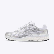 Nike W P-6000 Women's Shoes Silver White Casual Retro Daddy Cushioning Comfortable Versatile Style W