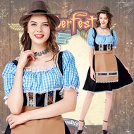 Munich Brewery-themed Women's Apron - Perfect for Oktoberfest or Halloween