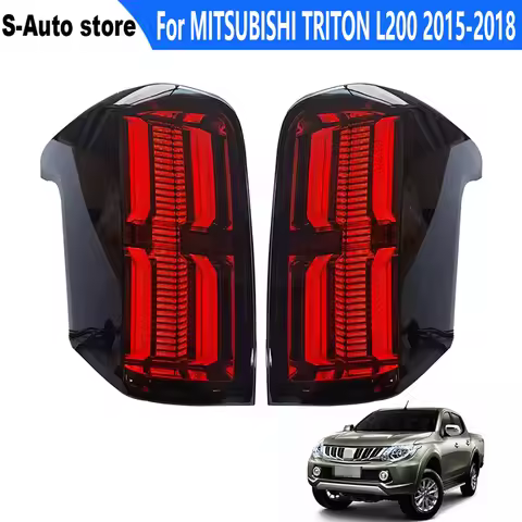 retrofit LED taillights For MITSUBISHI TRITON L200 2015-2018 New pickup appearance accessories Brake