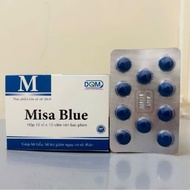 Misa blue supports diuresis and reduces urinary tract, box of 100 tablets
