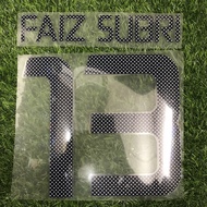 Faiz subri 13 home penang pulau pinang fc nameset nns for jersi jersey