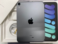 iPad mini 6 WiFi+5G 256GB 太空灰色 宇宙超級無敵勁新淨 香港行貨 充電次數261 電池最大容量89%  Box Set 不議價 可預約到門市睇機