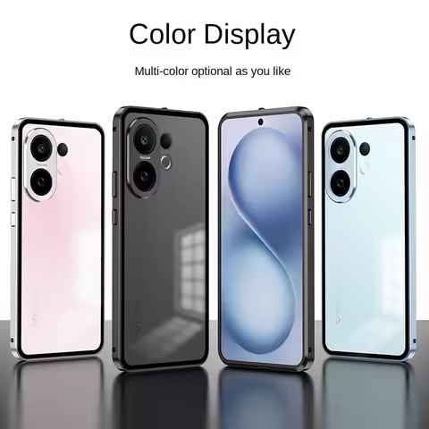 Aluminium Alloy Metal Magnetic Case For Vivo S30 Promini Matte Acrylic Phone Back Cover Coque DYKJDM