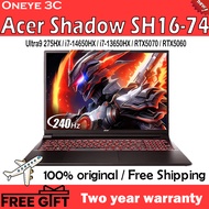 Acer Shadow SH16-74 Gaming Notebook | Ultra9/i7 Processors, RTX Graphics, 16 Inch 240Hz/165Hz Panel