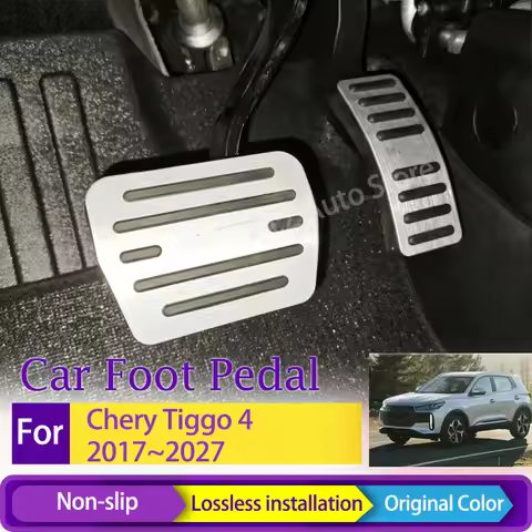 Car Foot Pedals For Chery Tiggo 4 PRO 3 5x Cross Tenet T4 Ebro S400 HEV 2017~2027 AT MT Brake Accele