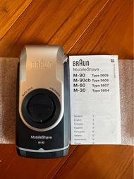 百靈牌 電 鬚刨 Braun Mobile Shave M90