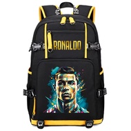 [Cartoon Children's Bag] Football Star Merchandise Printed Youth Backpack Cross-Border Large Capacit