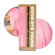 Good Dye Young Semi-Permanent Hair Color, Vegan and Cruelty-Free Pink Hair Dye, Last up to 24 Washes