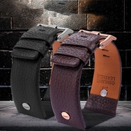 Genuine lea/ther watchband For Diesel rivet Dz4323 1657 4318 DZ7312 DZ7257 Men White brown black wat