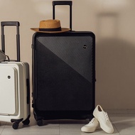 Dreamin Pro 28吋日本煞車靜音輪上掀前開式行李箱-曜石黑