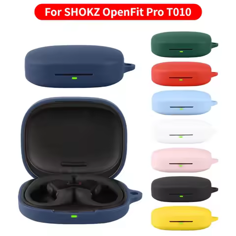 Case For SHOKZ OpenFit Pro T010 Headphone Soft Silicone Protective Cover Multi-colored Charging Case