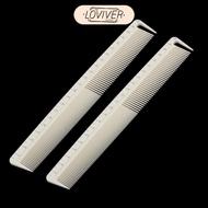 [Loviver] 2pcs Salon Hair Comb Salon Barber Anti- Hairdressing Comb Teasing Comb