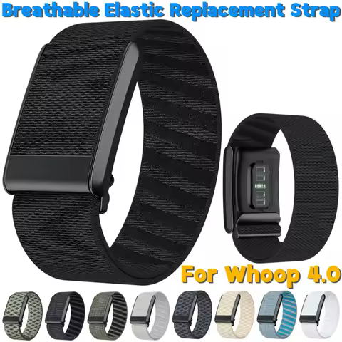 For Whoop 4.0 Loop Bands Nylon Fitness Band Breathable Portable Fitness Tracking Band Adjustable Spo