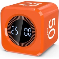 Pomodoro Timer Cube Visual Productivity Flip Timer for Classroom Desk 5 10 25 50min Custom Countdown