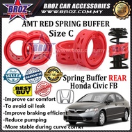 Honda Civic FB OEM Rear C-Type Car Shock Absorber Buffer - Red