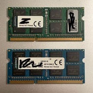 🔥🟢Kingston 16GB 套裝 (8G x 2) DDR3 1600MHz 筆電/Mac 記憶體 RAM