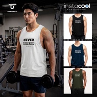 THIRDDAY Men's Gym Tank Top Singlet Tank Top, Instacool Material, Heat Resistant, Smooth Stretch – N