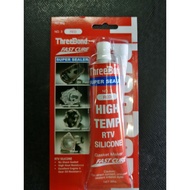 Liquid Silicone Instead Of Gasket Tree Bond Brand High Heat Resistant Type Super Sealer Number 3 Red