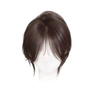 DSFVE Mềm mại Miếng dán tóc giả Tổng hợp Nhẹ Thay thế phần trên của đầu Miếng dán tóc Đóng cửa Phụ k
