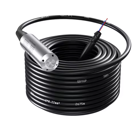 IP68 Hydrostatic Water Level Sensor Transmitter 1m 2m 3m 5m 15m to RS485 0-10V 0-5V 0-3.3V 4-20mA Li