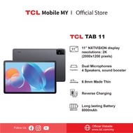 TCL TAB 11 4G LTE Tablet |11" 2K Display |4GB RAM + 128GB ROM |8000mAh Battery |Eye Comfort Screen