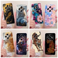 For Oppo F31 Pro 5G Case CPH2763 Cute Animals Flowers Painted Cover Soft Slim Phone Case For Oppo F3