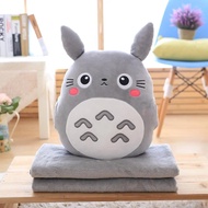 Totoro Plush Pillow Multifunction 3 In 1 Throw Pillow Totoro Hand Warm Pillow Cushion Baby Kids Blan