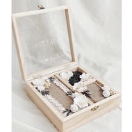 Frame Kotak hantaran cincin/hataran mas kahwin/kotak hiasan kahwin/frame mas kahwin/10x10