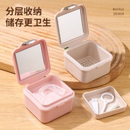 Braces Storage Box Small Portable Children High-value Portable Holder Storage Box Cleaning Box Soak 