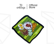 Anak Malaysia V2 Patch Collection Nasi Lemak Embroidered Velcro Morale Patch Malaysian Food EDC Back