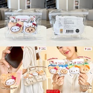 There Is A Code Contact 7-11 Butterbear Keychain x Hello Kitty Cute Couple 7-11