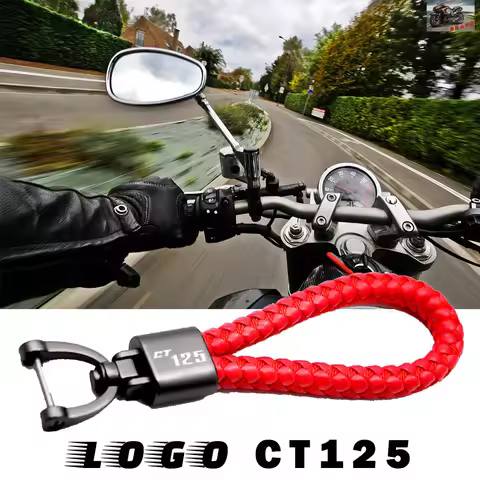 For HONDA CT125 CT 125 Hunter Cub 2020 2021 Motorcycle Accessories Custom Logo Hand Woven Keychain L