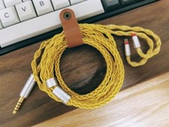 8絞7N冷凍鍍金線 李茲線 Litz type 6 cable 澳洲 Aurealis 現貨有 MMCX/ CM/ IE80