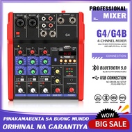 Mini Mixer G4B Professional Audio Mixer4 na channel na built-in na bluetooth playback na kotse