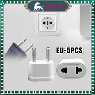 5Pcs Power Plug Adapter US To EU Power Plug Converter/ US To EU Converter/