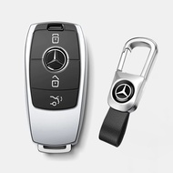 Suitable for Mercedes-Benz Key Cover E300L Buckle GLC300L Premium C260 Car GLE450 Pack GLB220 Key Sh