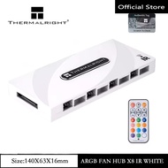 Thermalright TL-ARGB AND FAN HUB X8/X12 IR Fan PWM HUB X8 Wireless Remote Control/Supports 4 PIN PWM