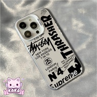 NEW DEALS [KAKA] phone casing Trendy Brand Letter for OPPO A3X A58 A3 Pro A16 A60 A17 A18 A55 A15 A7
