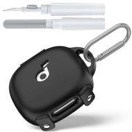 Case for Anker Soundcore Sport X20 Soft Silicone Shockproof Protective with Carabiner Cleaning Kit