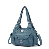 Angel Kiss Female Bag Fashionable All-Match Soft Leather Shoulder Bag Casual Bag Large Capacity Hot 